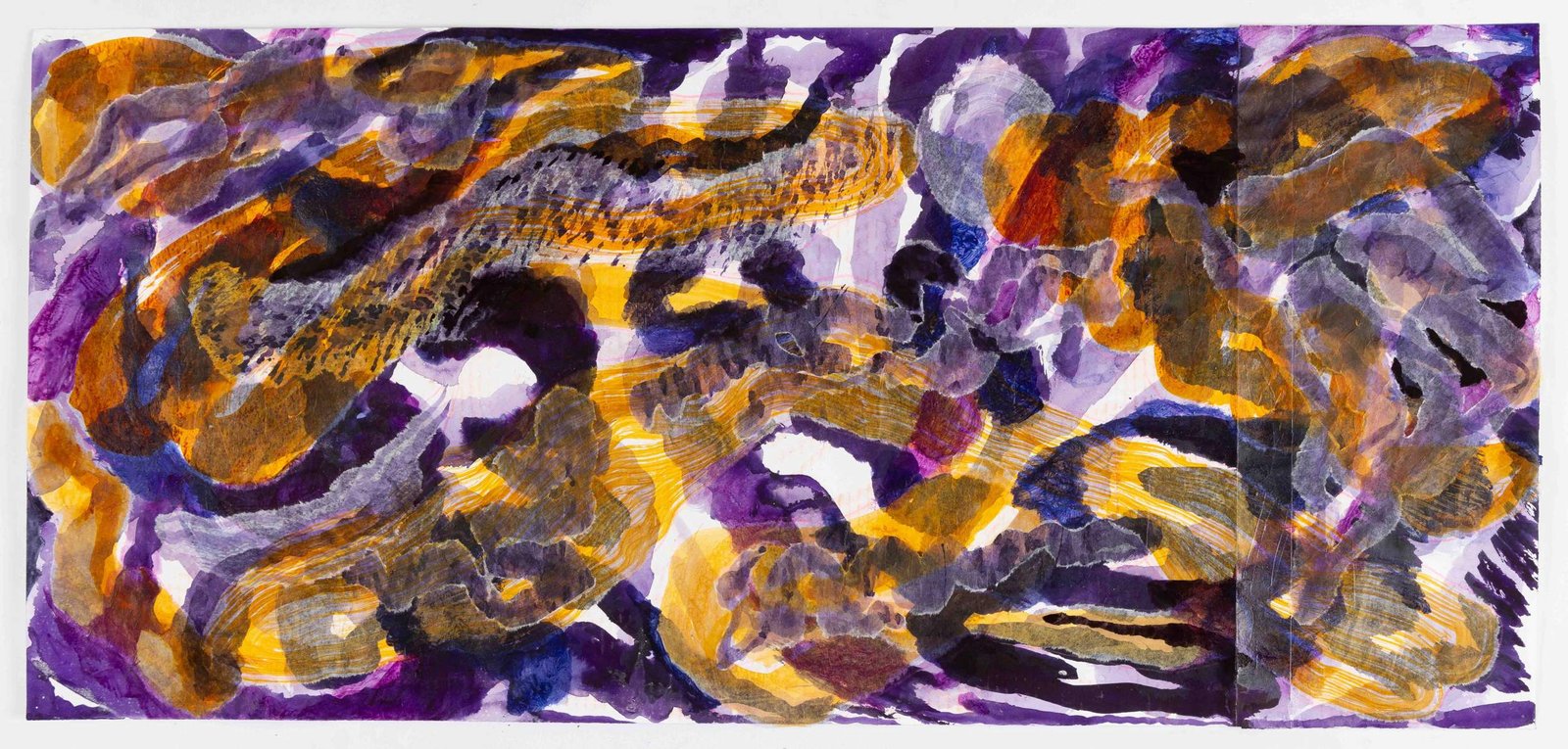 Still and still moving, the river flows, 2