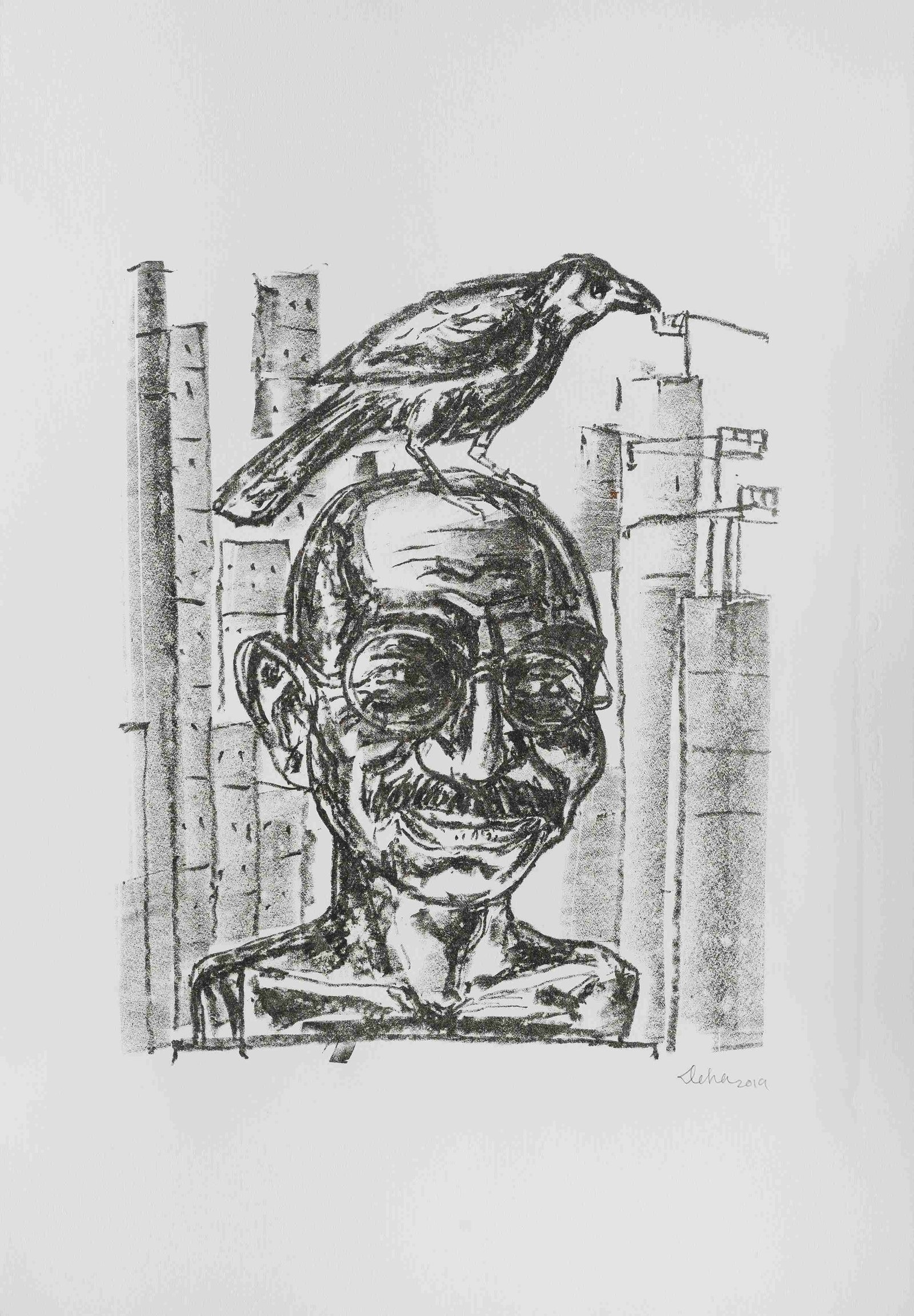 Bird and snake